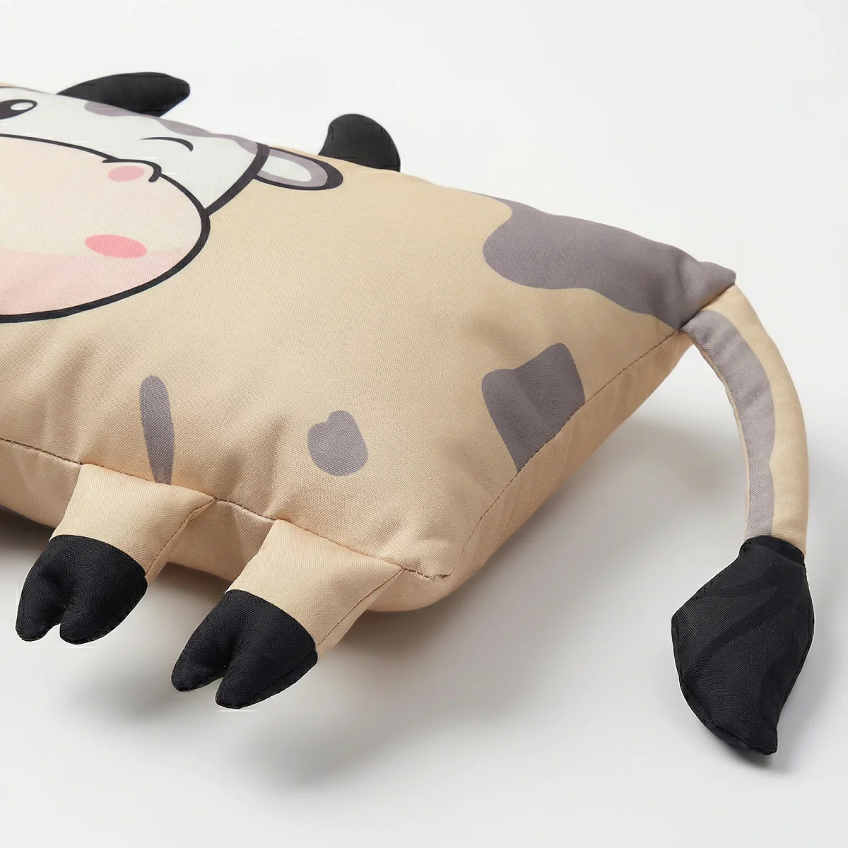 Kinderkissen Koosje Kuh - Grau/Beige - Image 2