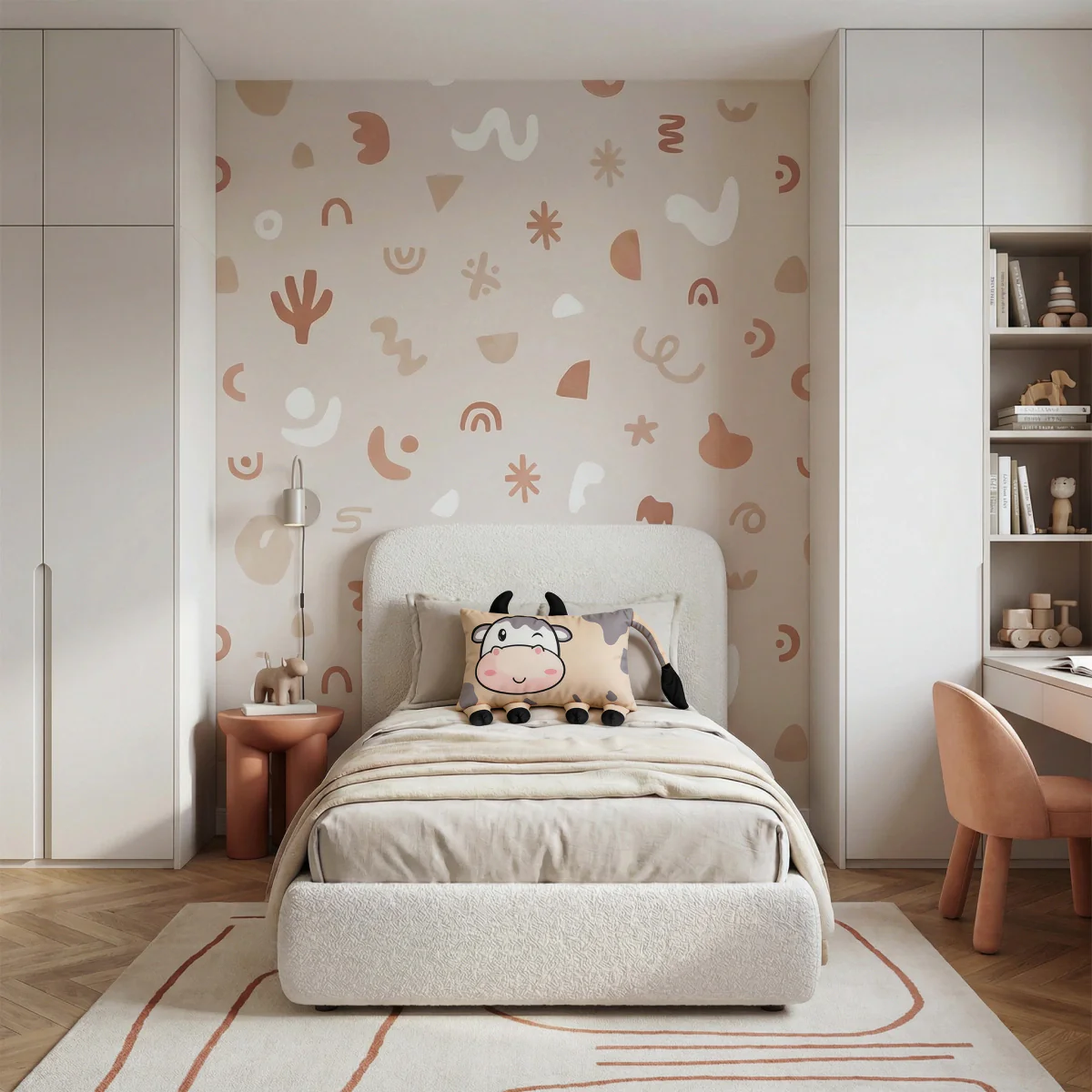 Kinderkissen Koosje Kuh - Grau/Beige - Image 6