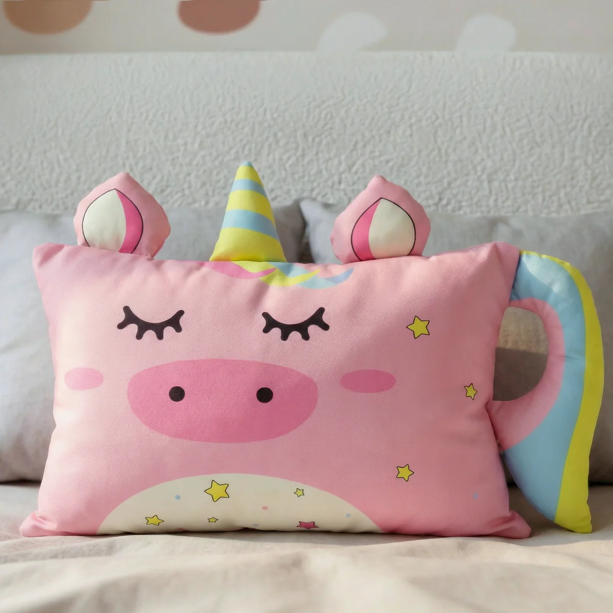 Kinderkissen Luna Einhorn - Rosa - Image 3
