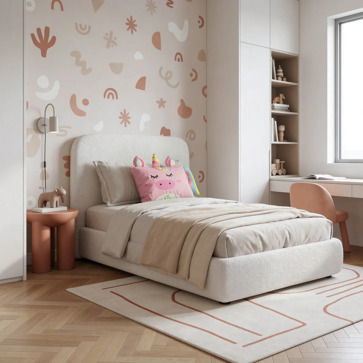 Kinderkissen Luna Einhorn - Rosa - Image 4
