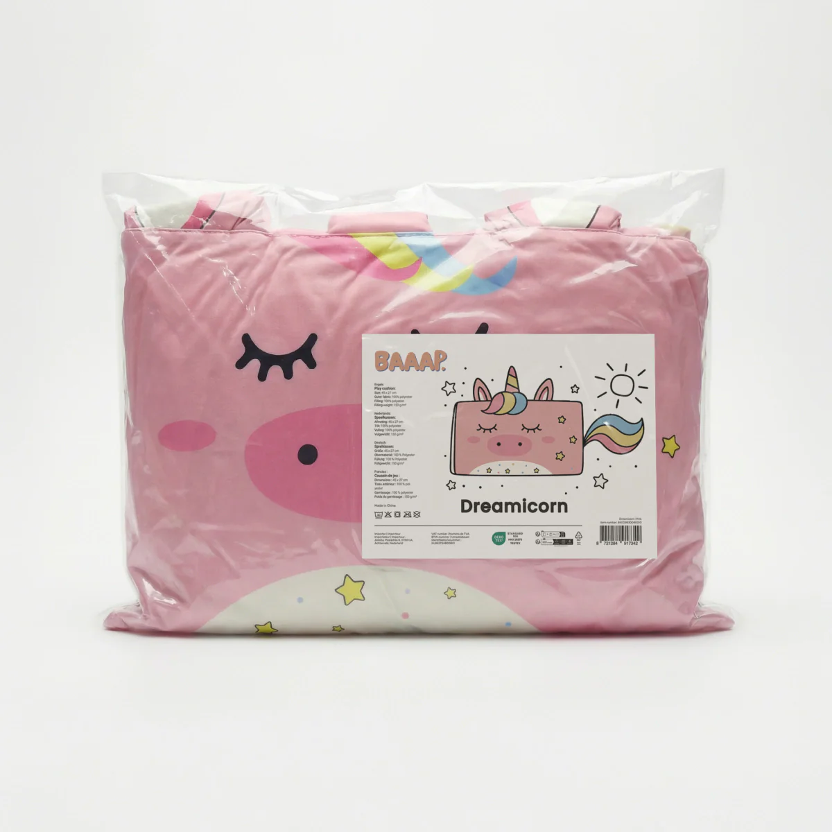 Kinderkissen Luna Einhorn - Rosa - Image 7
