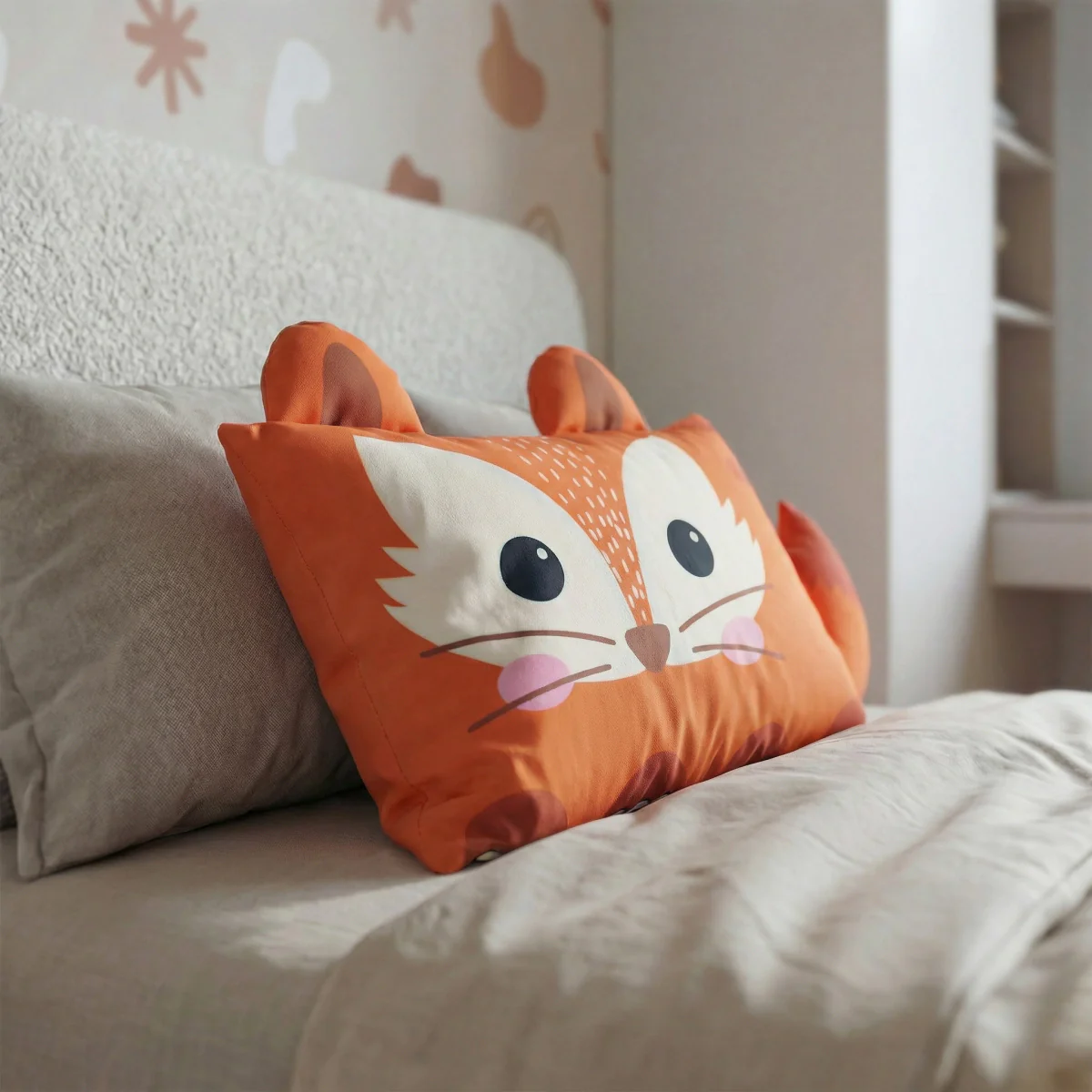 Kinderkissen Vinnie Fuchs - Orange/Beige - Image 4
