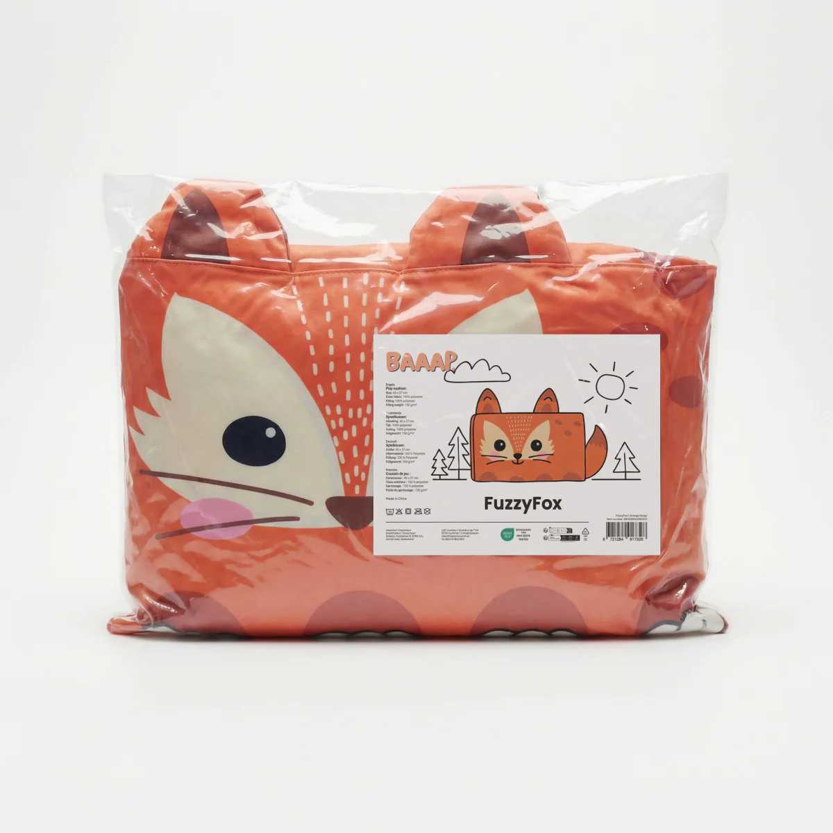 Kinderkissen Vinnie Fuchs - Orange/Beige - Image 7