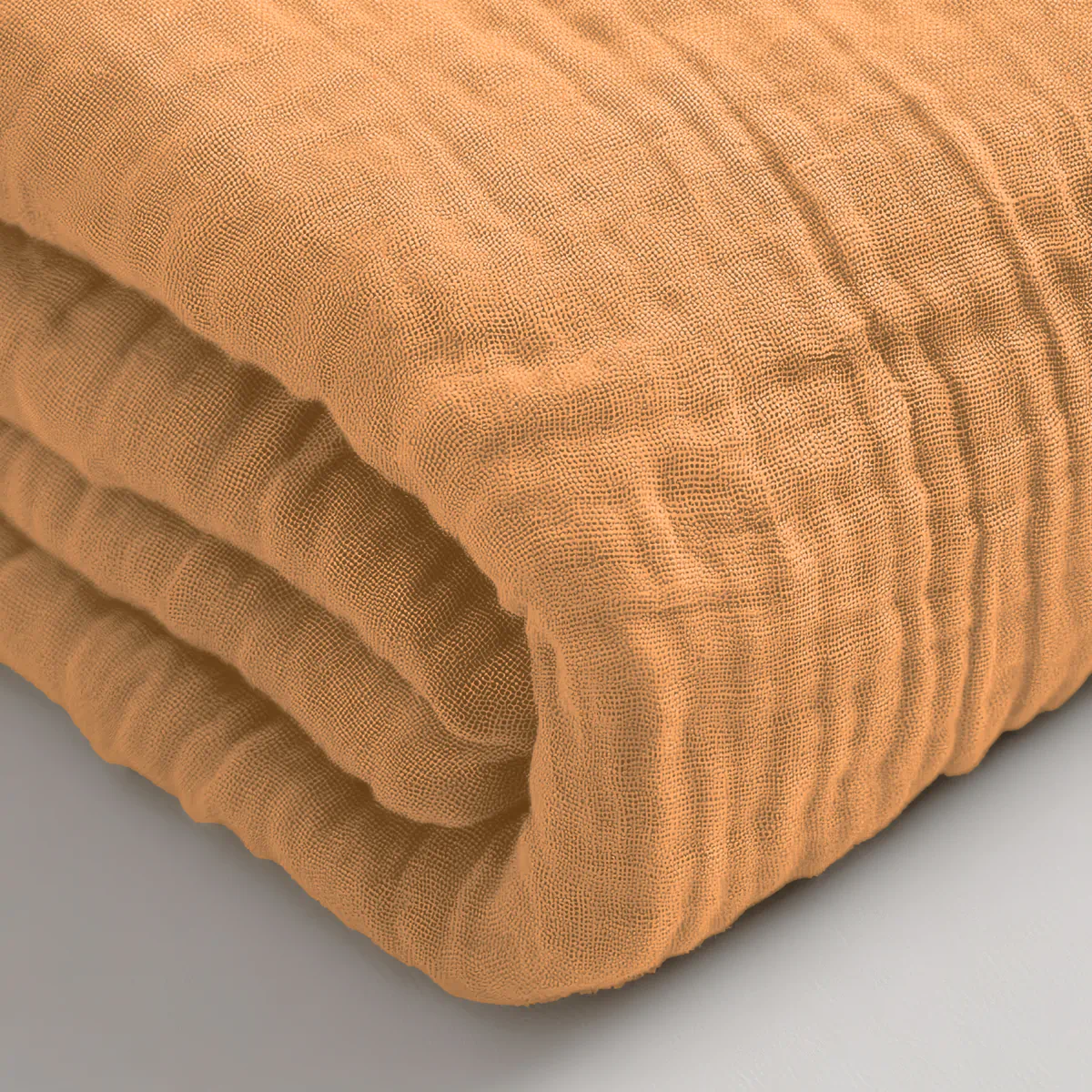 Musselin Spannbettlaken - Taupe - Image 3