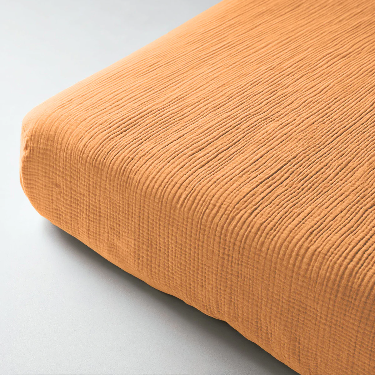 Musselin Spannbettlaken - Taupe - Image 4