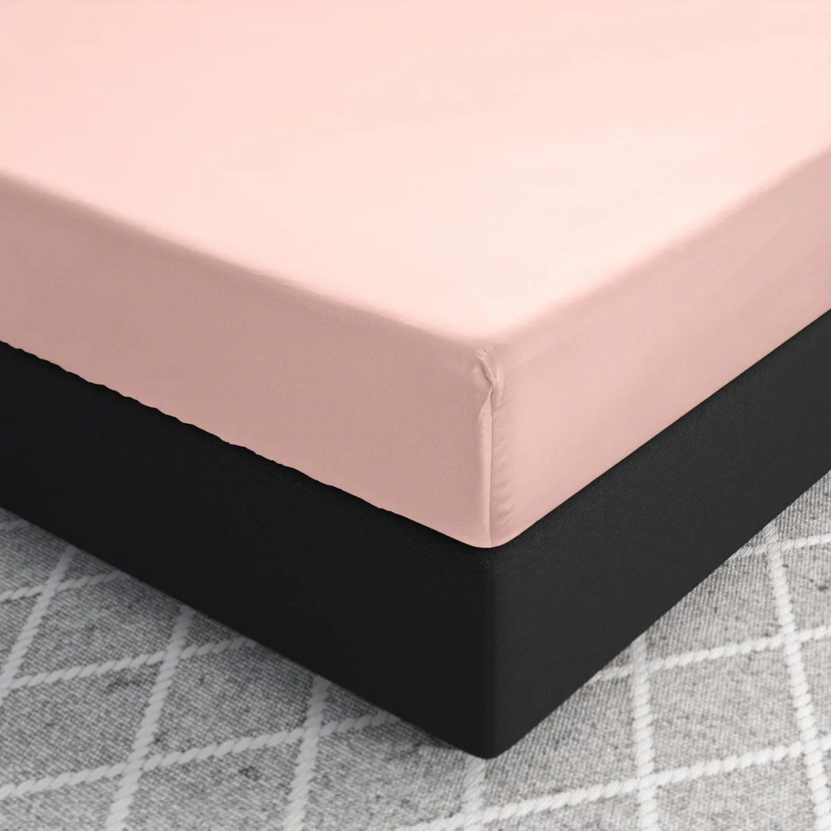 Primaviera Satin Deluxe Spannbettuch - Rosa - Image 6