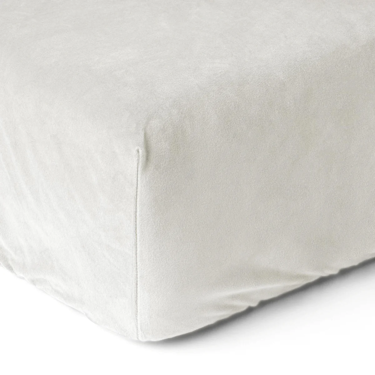Samt-Spannbettlaken Creme - Image 9