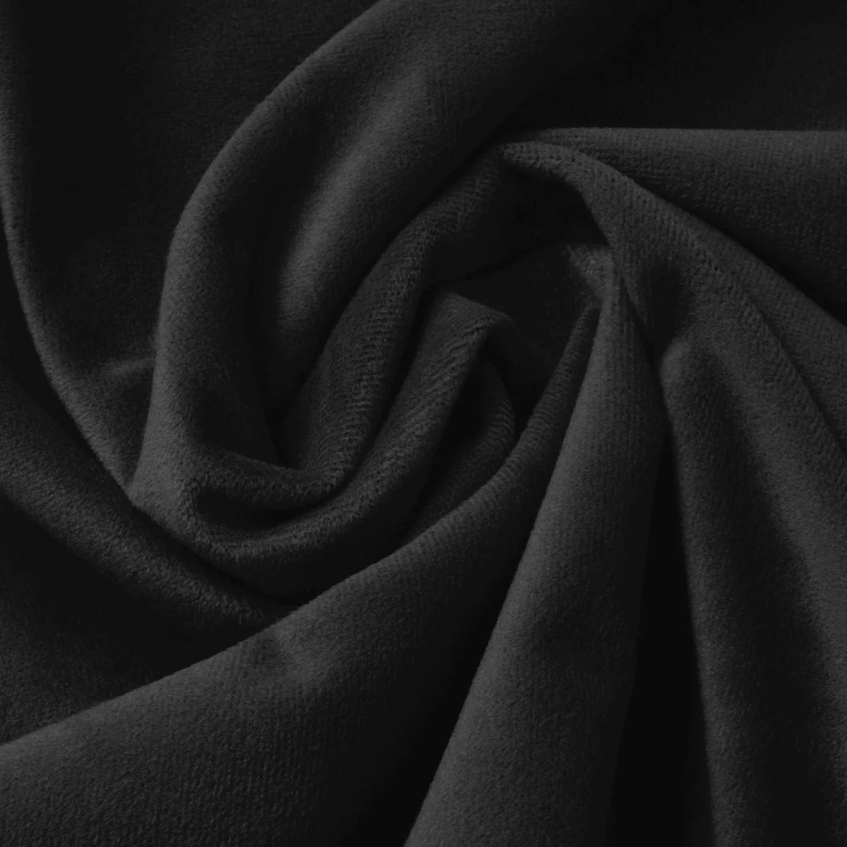 Samt-Spannbettlaken Schwarz - Image 7