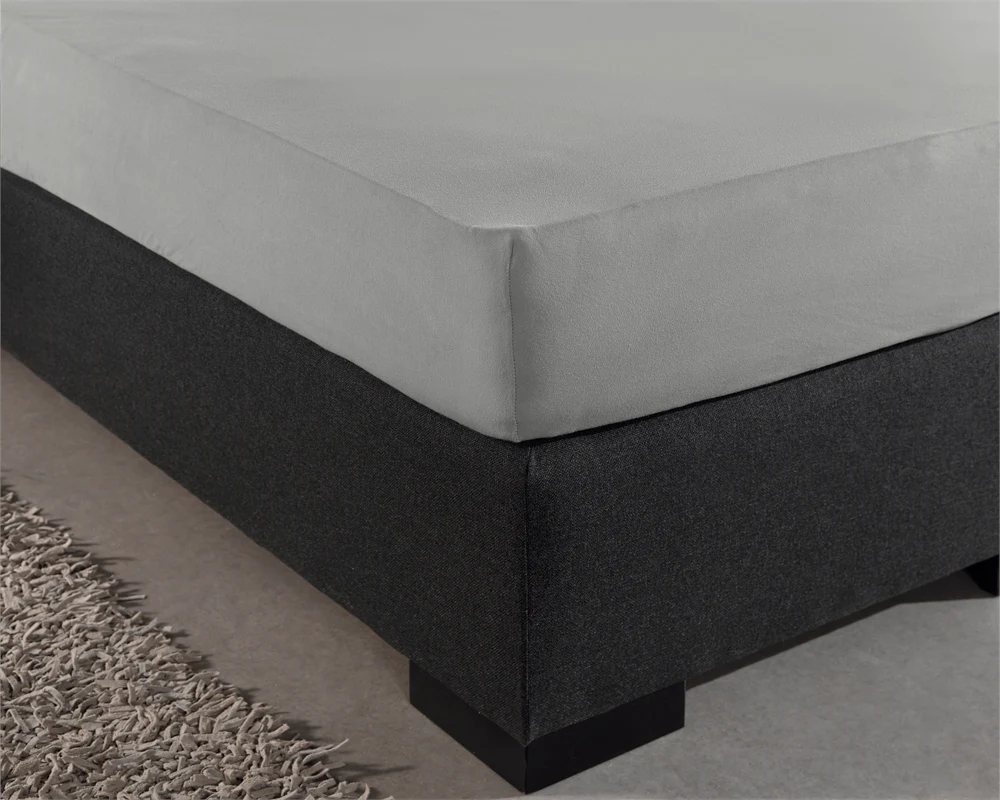 Spannbetttuch Single Jersey Grau - Image 3