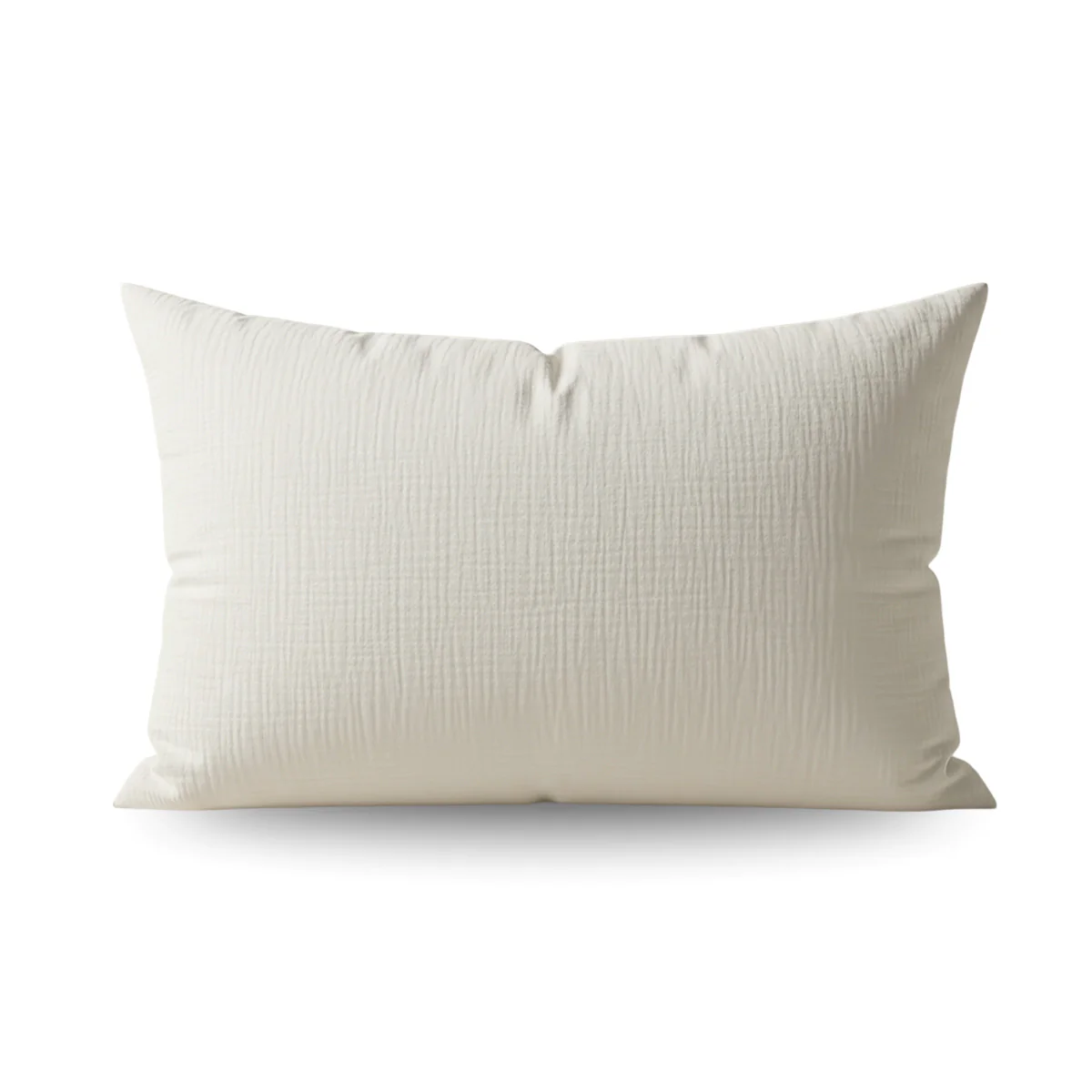 Teddy Baumwolle Musselin Kissenbezüge Set von 2 - Beige