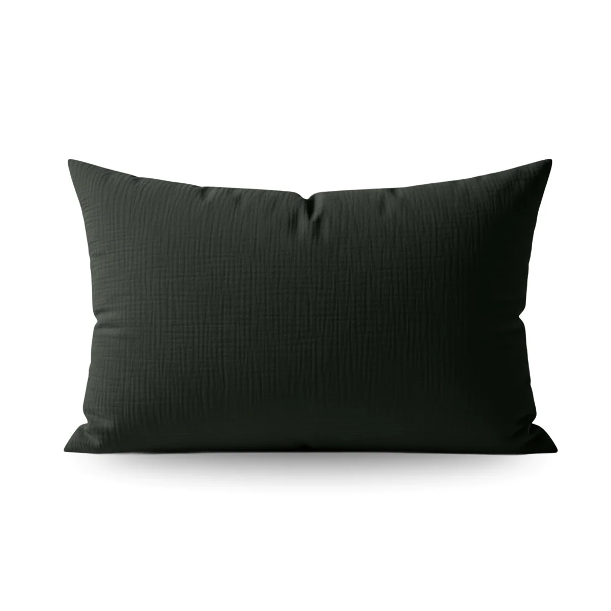 Teddy Baumwolle Musselin Kissenbezüge Set von 2 - Green