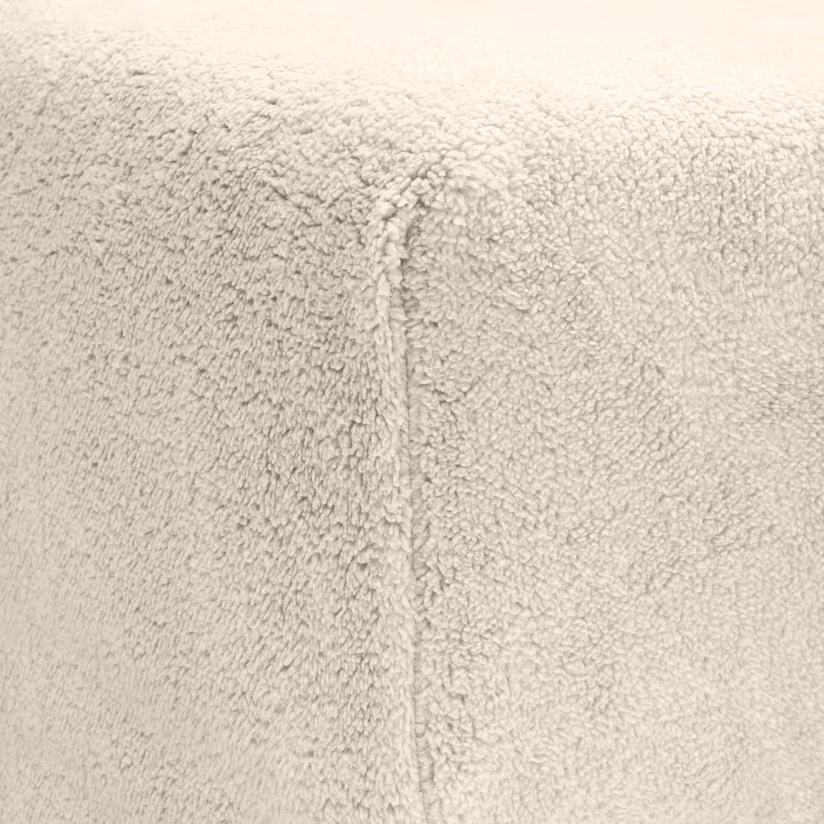 Teddy Spannbettlaken - Creme - Image 4