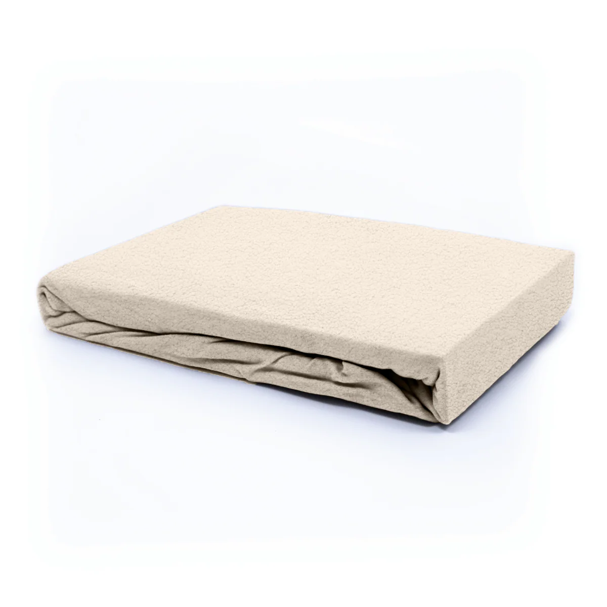 Teddy Spannbettlaken - Creme - Image 8