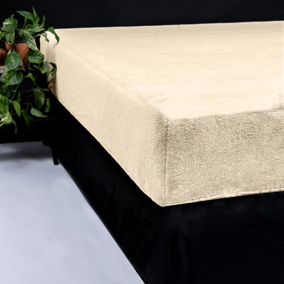 Teddy Spannbettlaken - Taupe - Image 8
