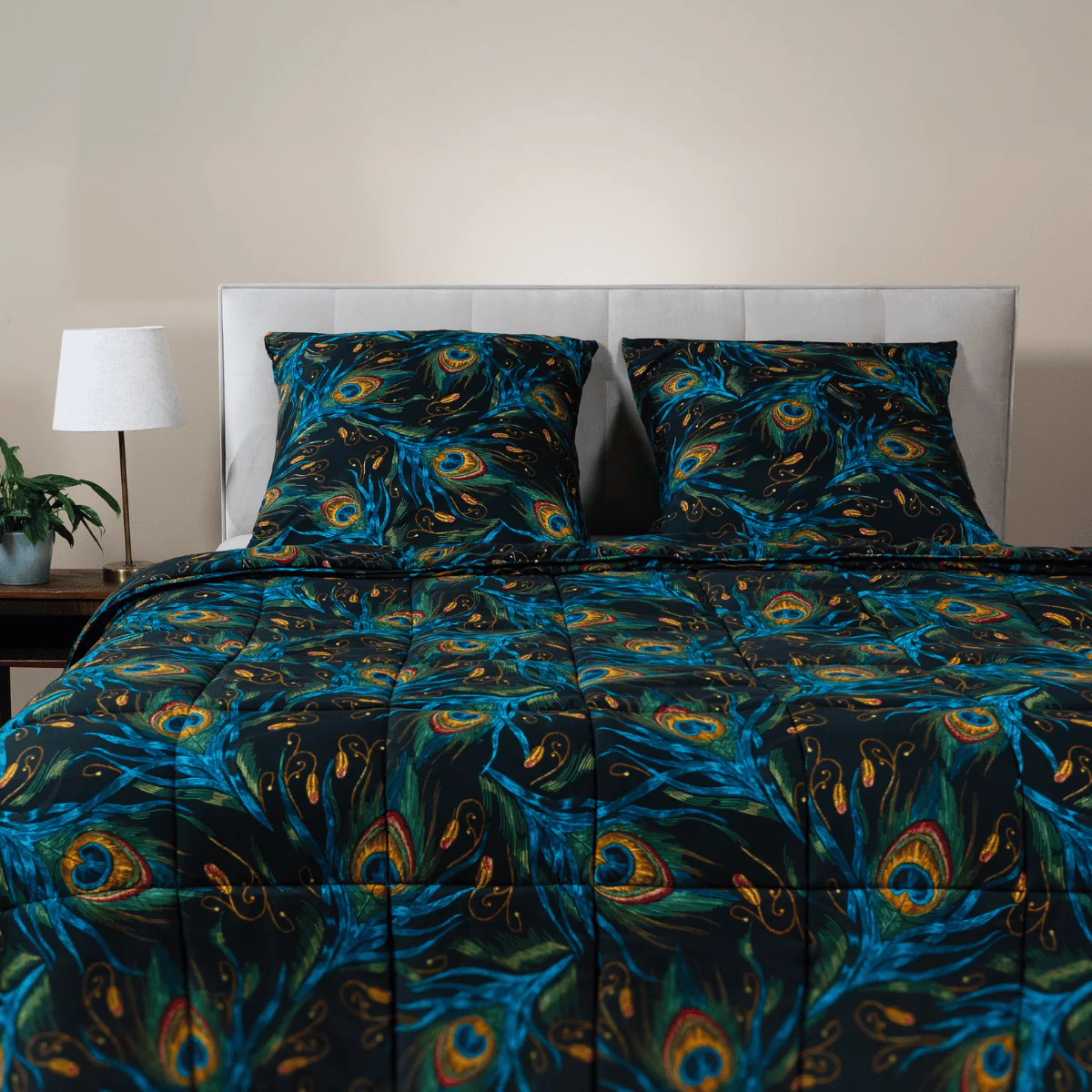 Zelesta Comfort Design Sommerbettdecke - Peacock Feathers - Image 3