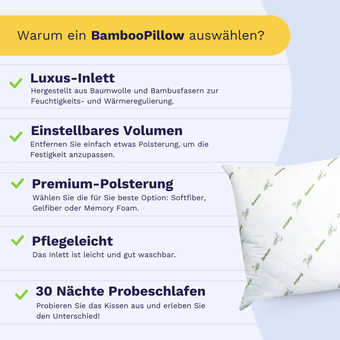 Zelesta BambooPillow 80x80cm - Image 2