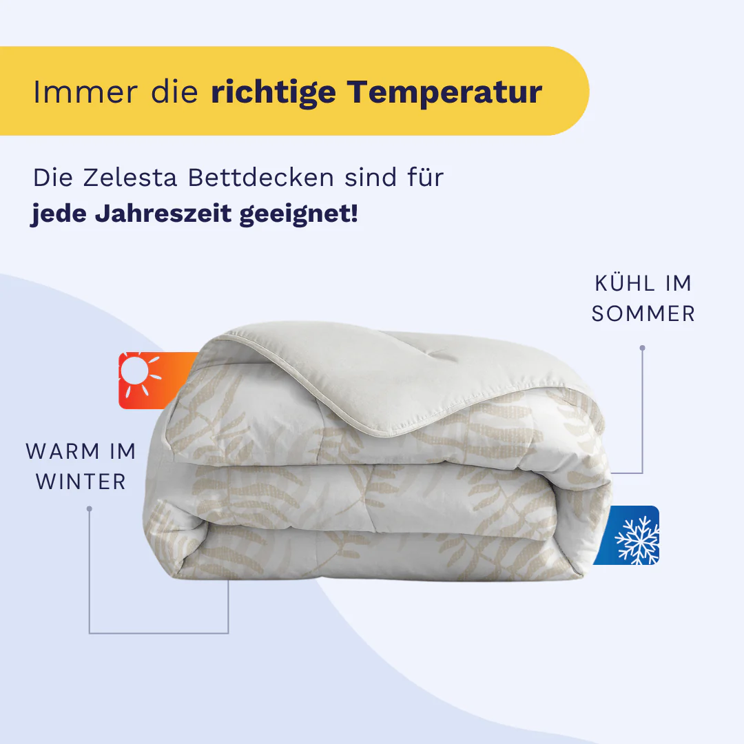 Zelesta Comfort Design Bettdecke – Blütenpower - Image 5