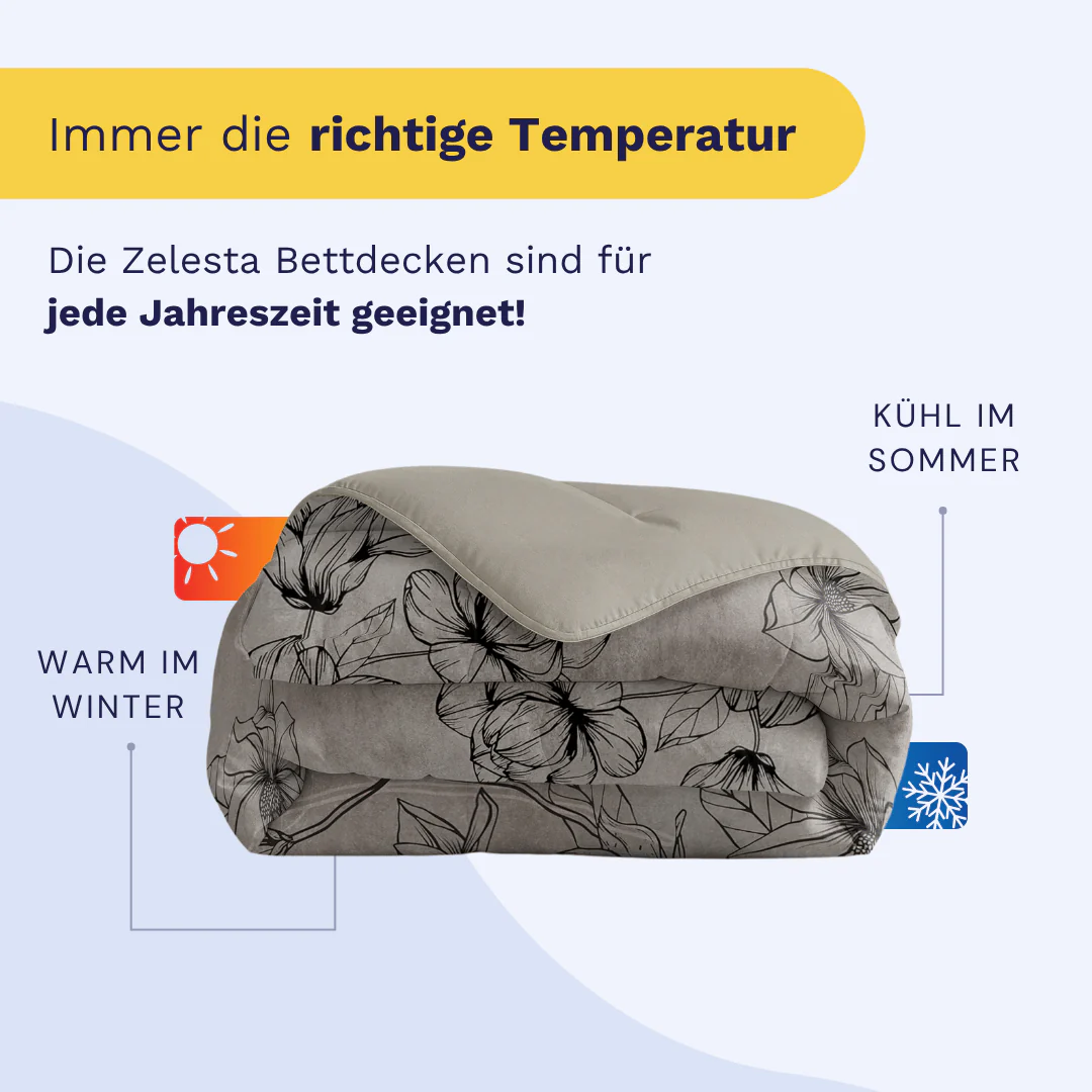 Zelesta Comfort Design Bettdecke – Eichenblätter - Image 5