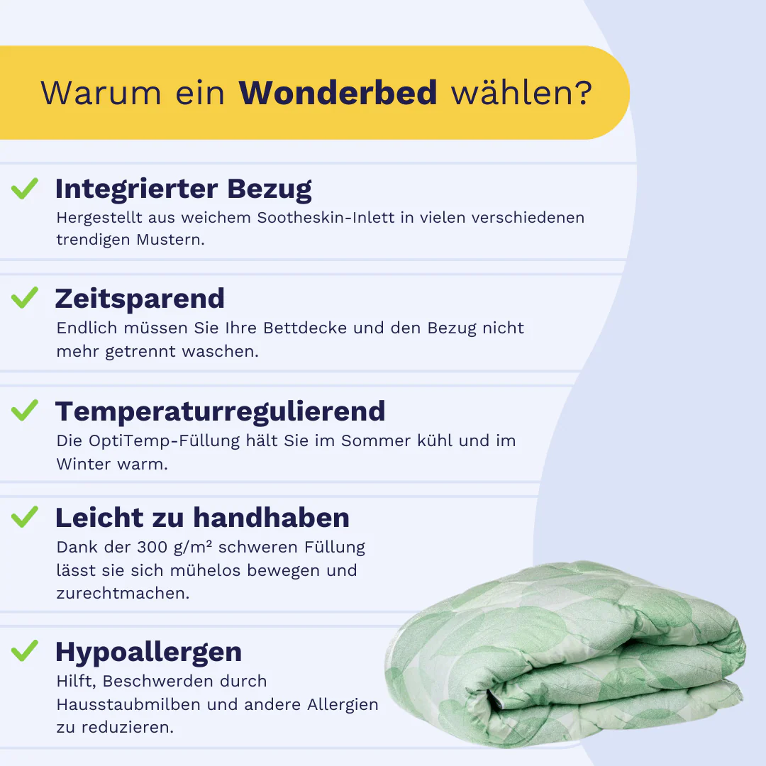 Zelesta Comfort Design Bettdecke - Frisches Blatt - Image 5