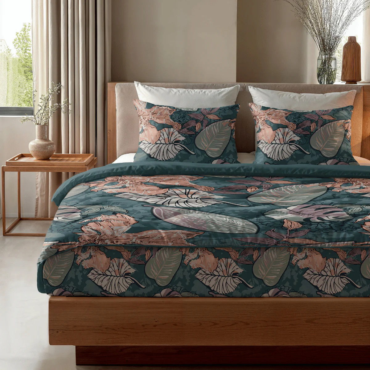 Zelesta Comfort Design Bettdecke – Fröhliche Blumen - Image 2