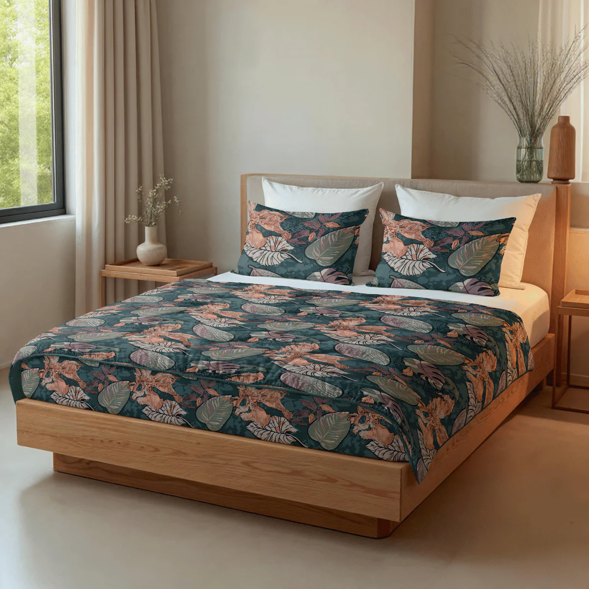 Zelesta Comfort Design Bettdecke – Fröhliche Blumen - Image 3