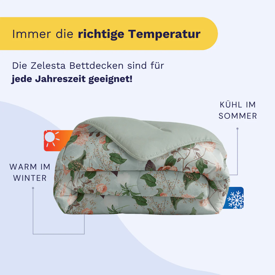 Zelesta Comfort Design Bettdecke – Japanischer Baum - Image 5