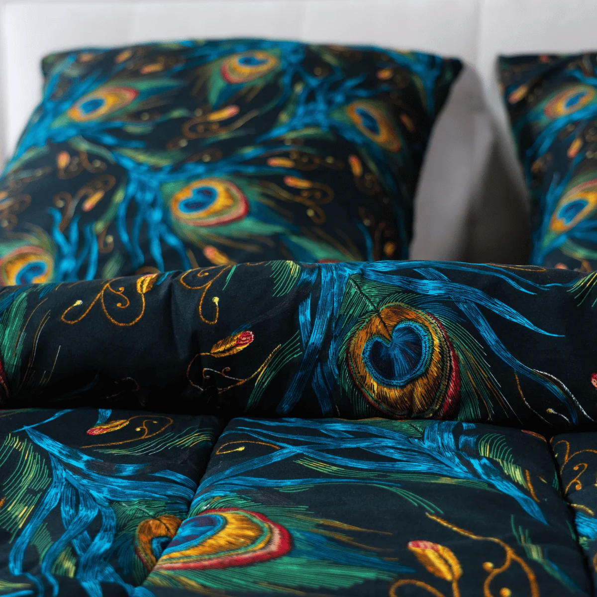 Zelesta Comfort Design Sommerbettdecke - Peacock Feathers - Image 14