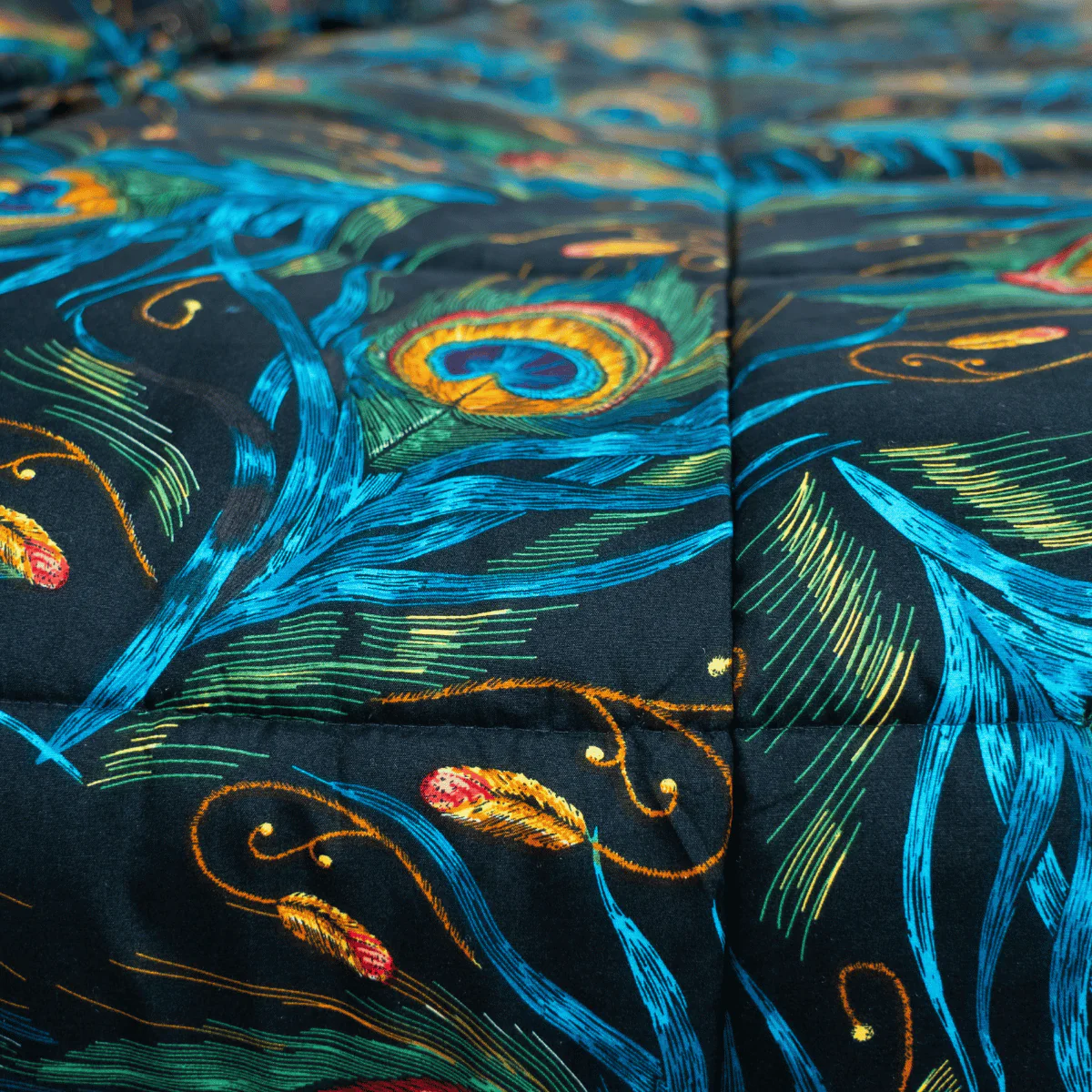 Zelesta Comfort Design Sommerbettdecke - Peacock Feathers - Image 13