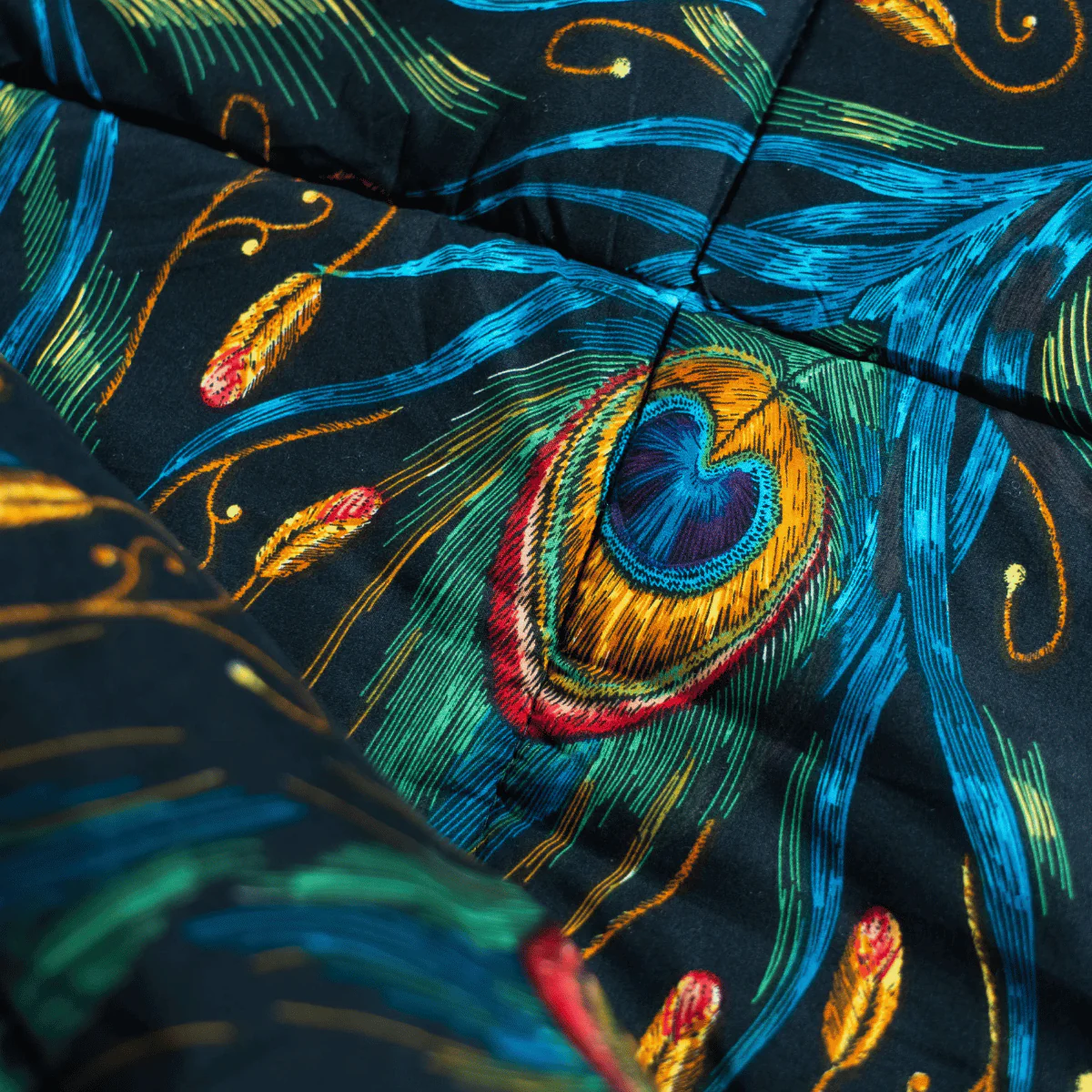 Zelesta Comfort Design Sommerbettdecke - Peacock Feathers - Image 11
