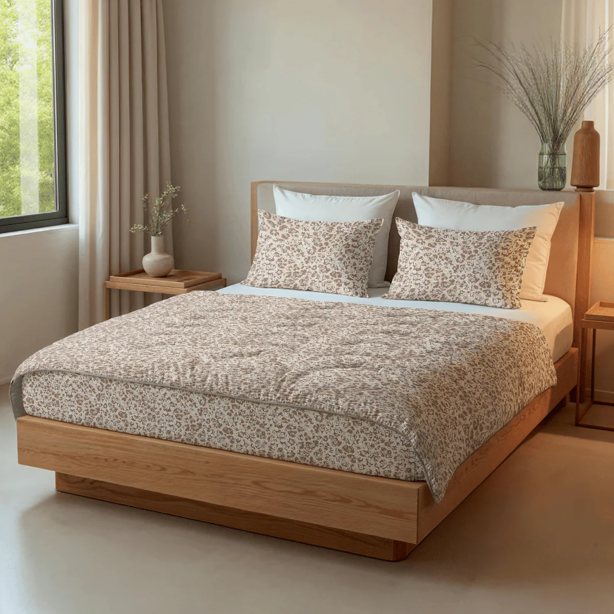 Zelesta Comfort Design Bettdecke – Sand-Panther - Image 3