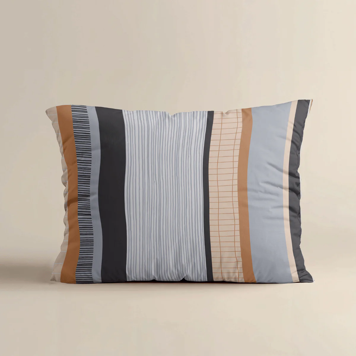 Zelesta Comfort Design Kissenbezüge Set von 2 – Blaue Streifen - Image 2