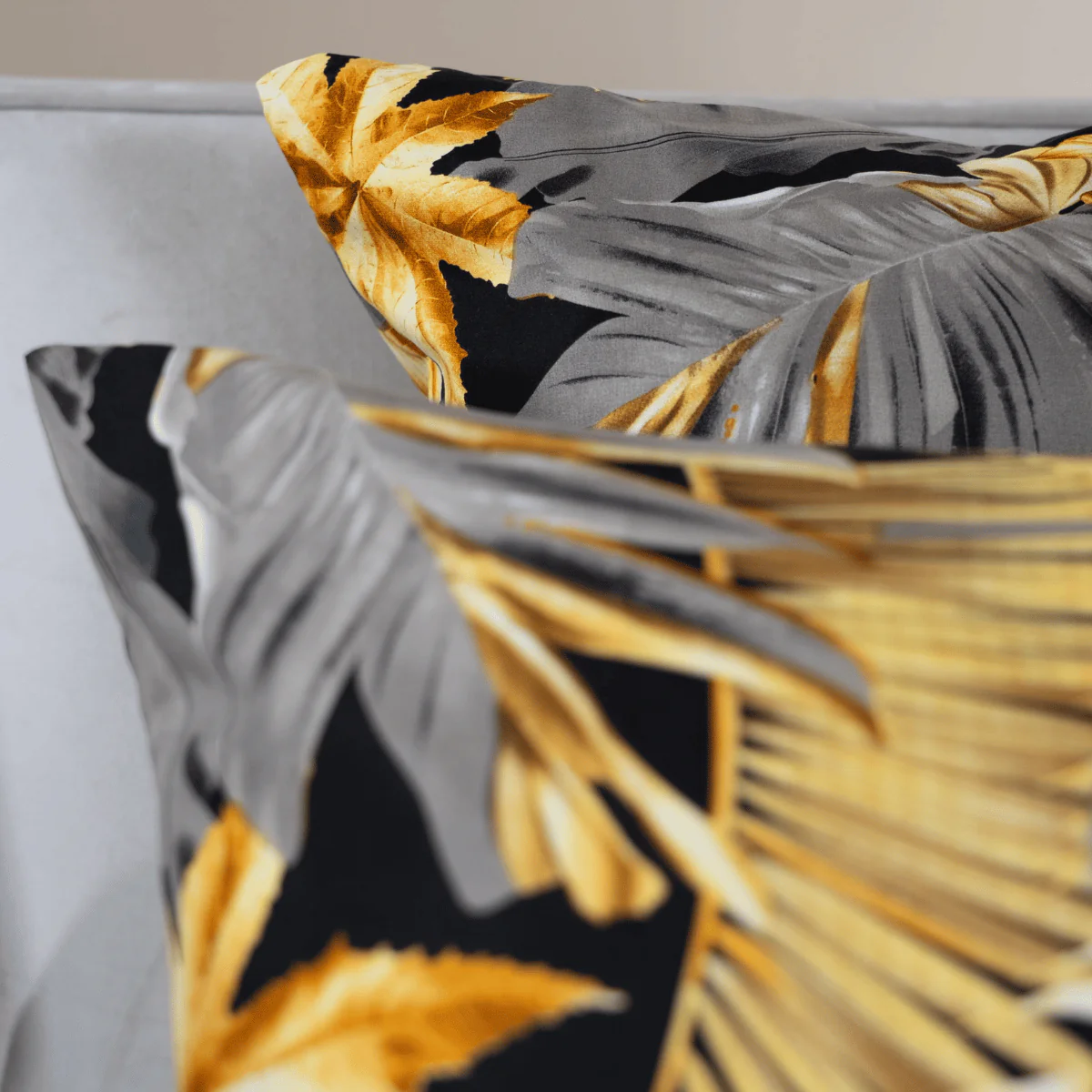 Zelesta Comfort Design Kissenbezüge Set von 2 - Golden Leaves - Image 3