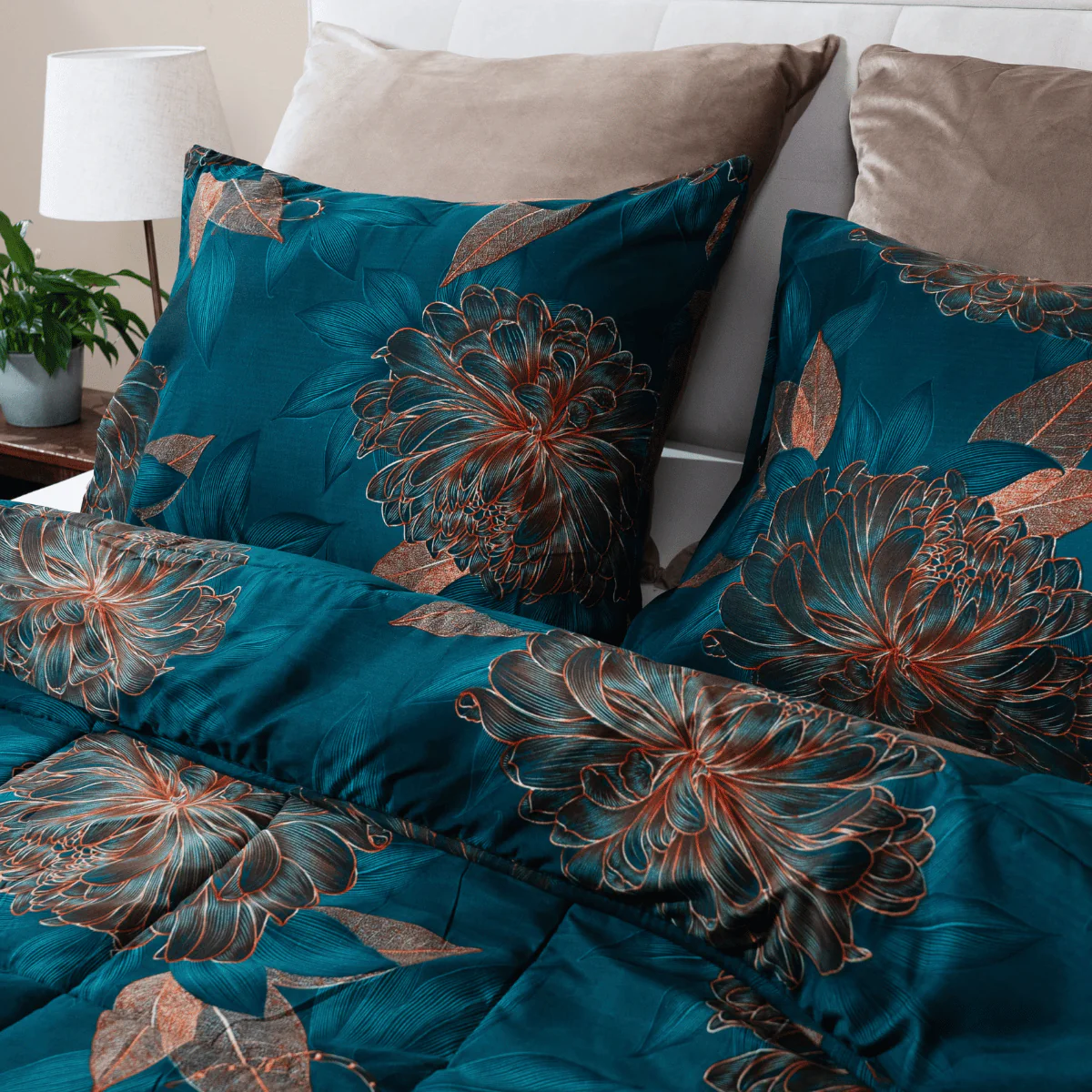Zelesta Comfort Design Kissenbezüge Set von 2 - Royal Flowers - Image 3