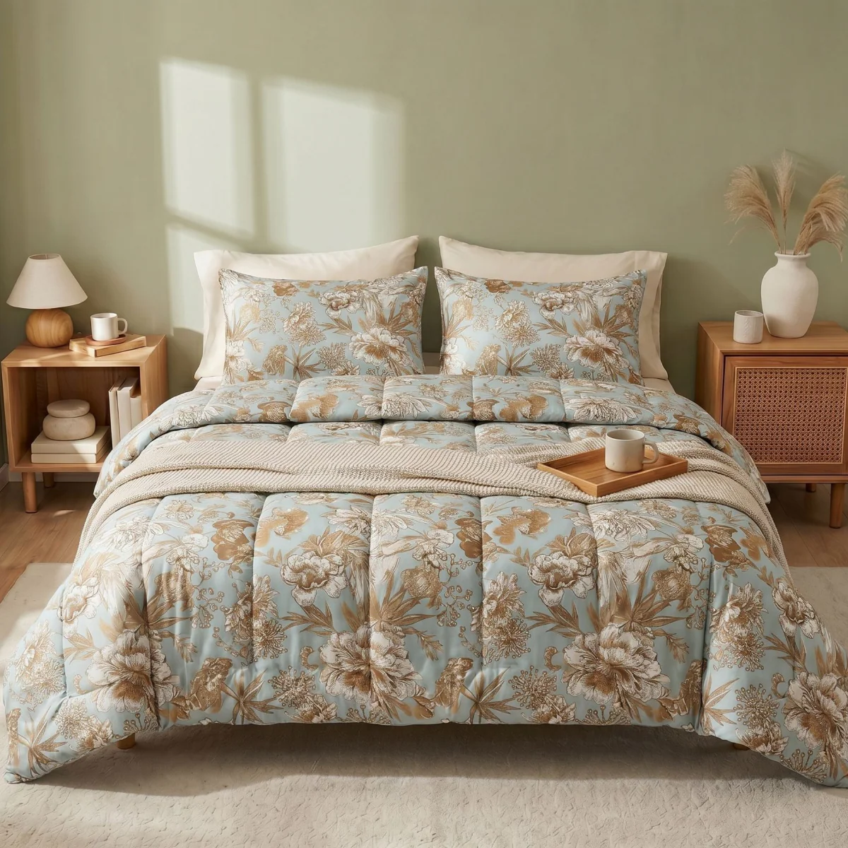 Zelesta Comfort Design Sommerbettdecke - Botanic Chique - Image 2