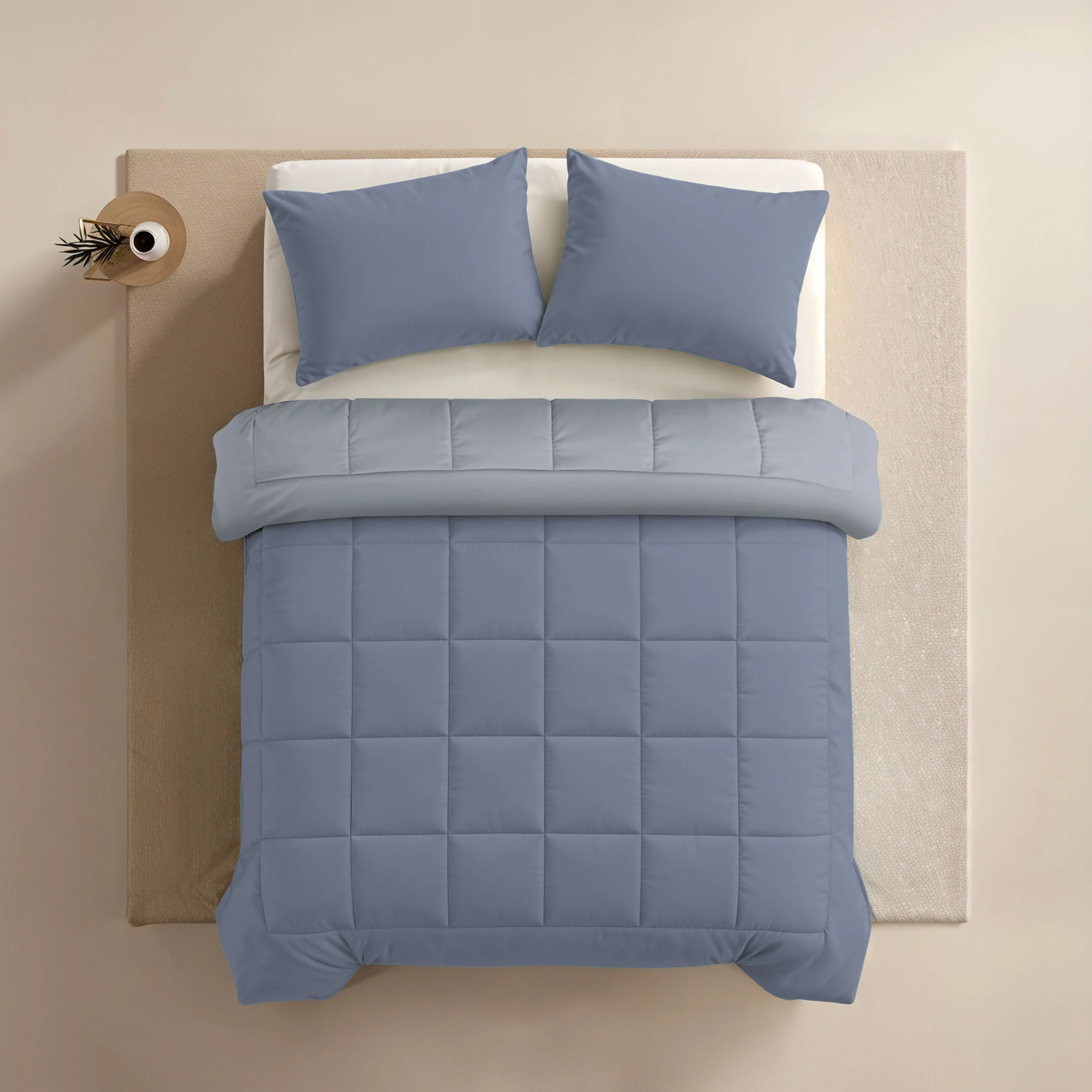 Zelesta Comfort Duo Bettdecke - Eisblau & Sanftes Blau - Image 4