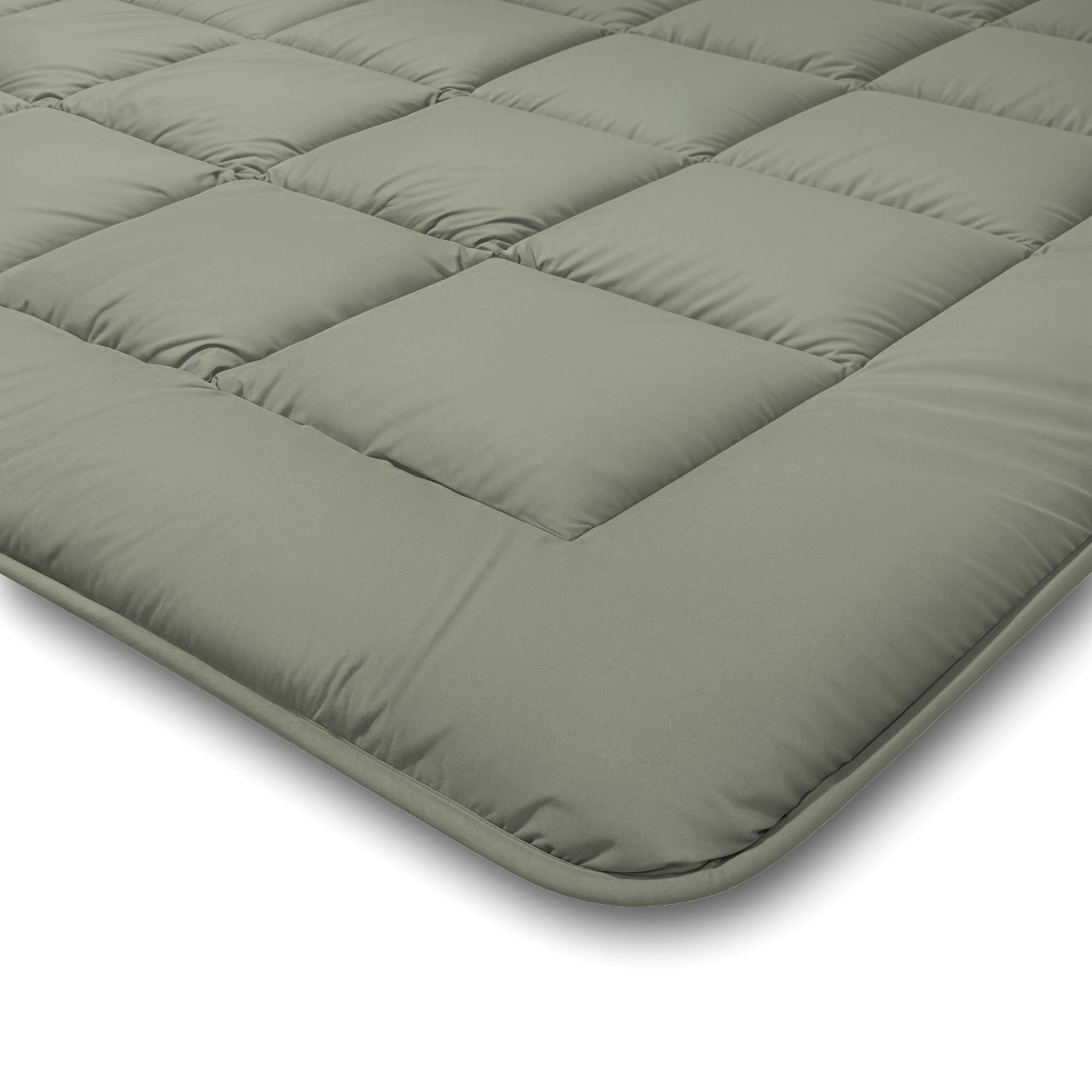 Zelesta Comfort Duo Bettdecke - Olivgrün & Creme - Image 6