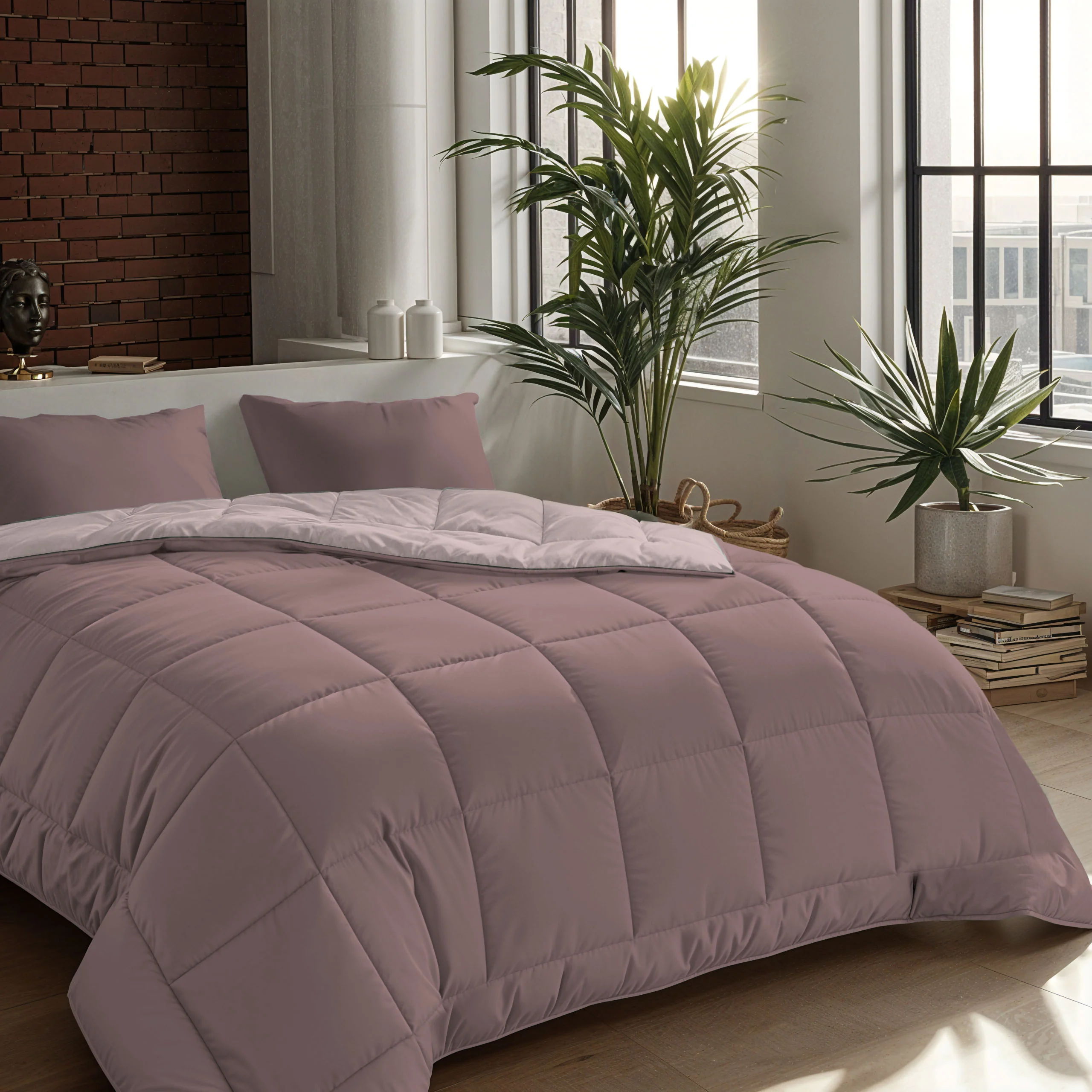 Zelesta Comfort Duo Bettdecke - Rosa & Hellrosa - Image 3