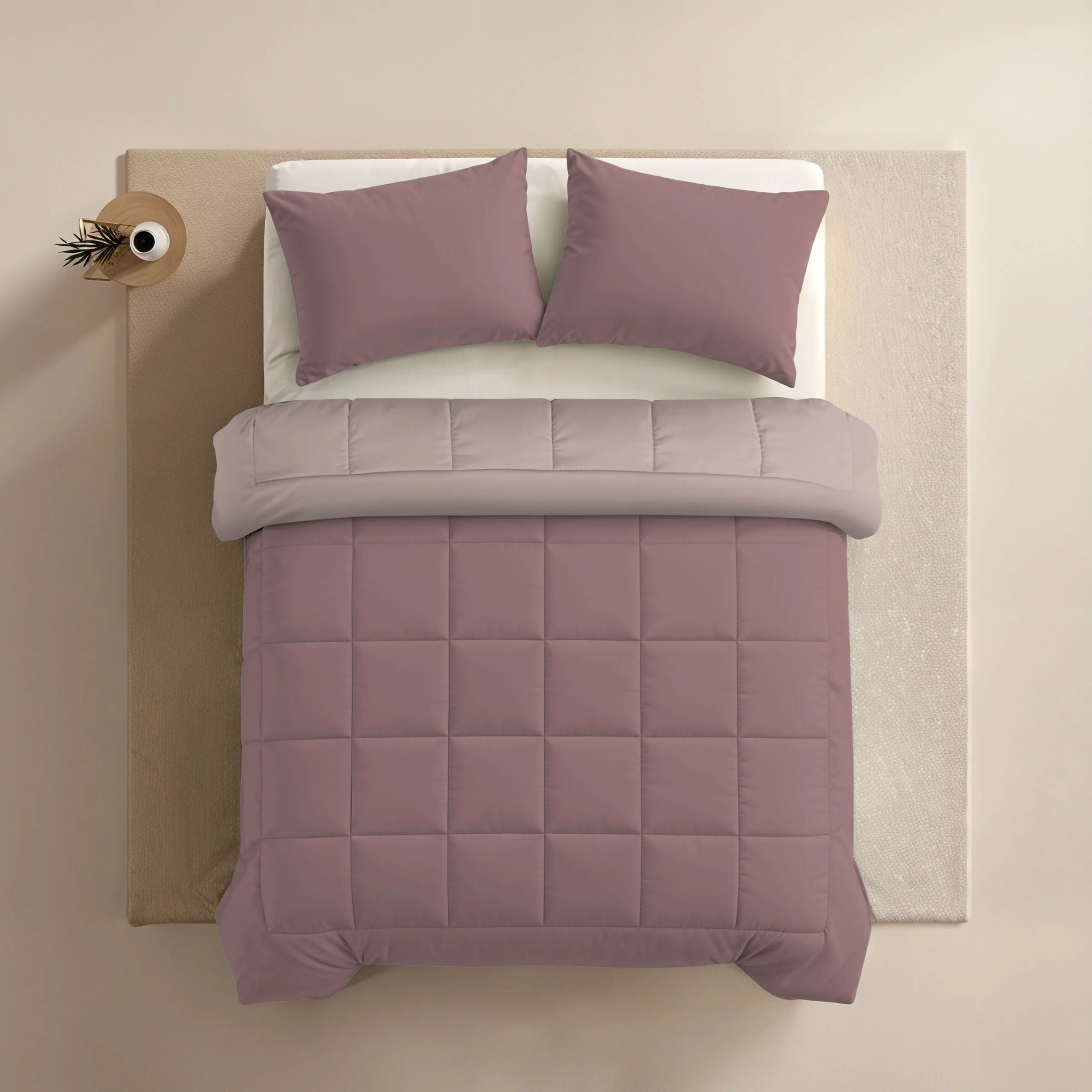 Zelesta Comfort Duo Bettdecke - Rosa & Hellrosa - Image 4