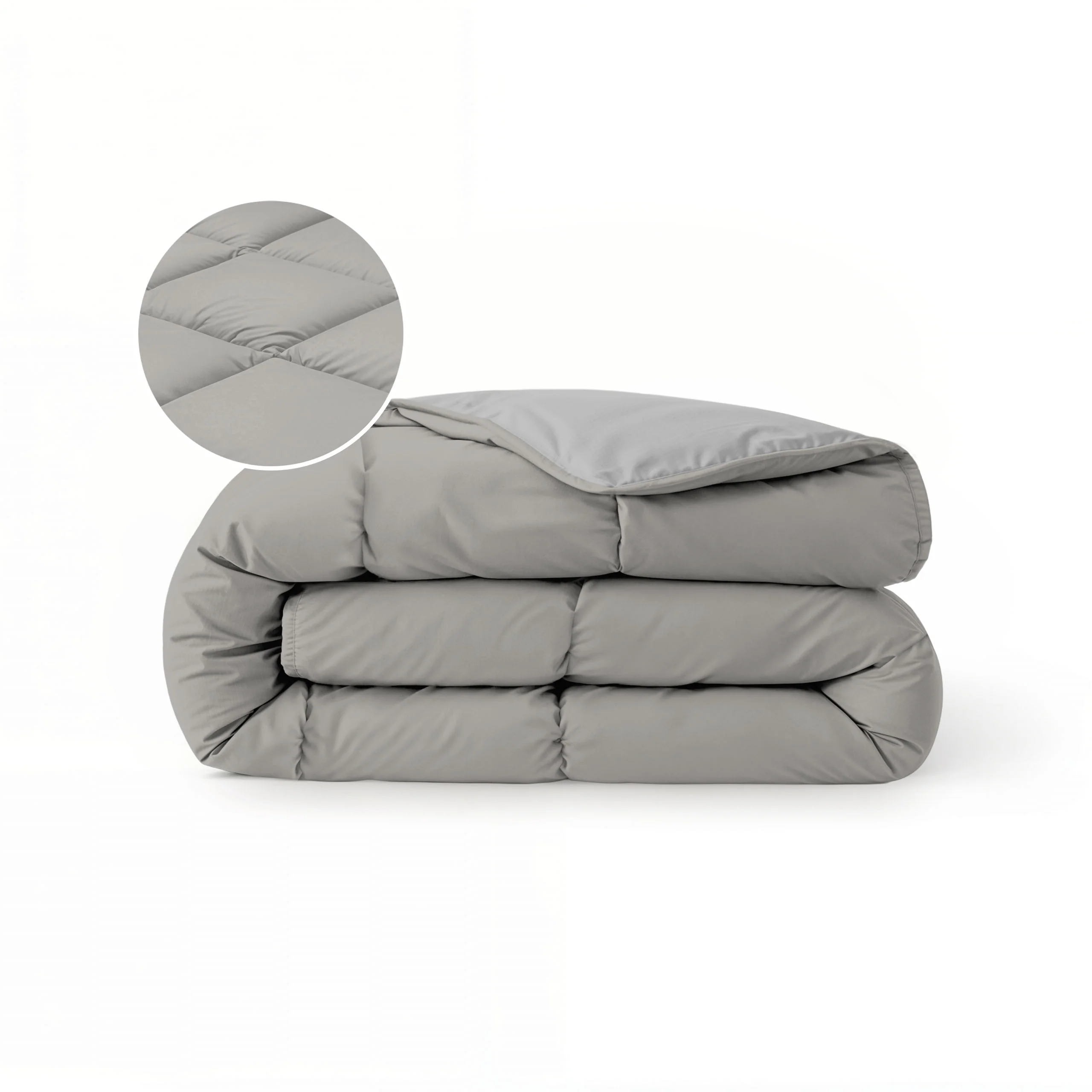 Zelesta Comfort Duo Sommerbettdecke - Grau & Sanftes Grau - Image 8
