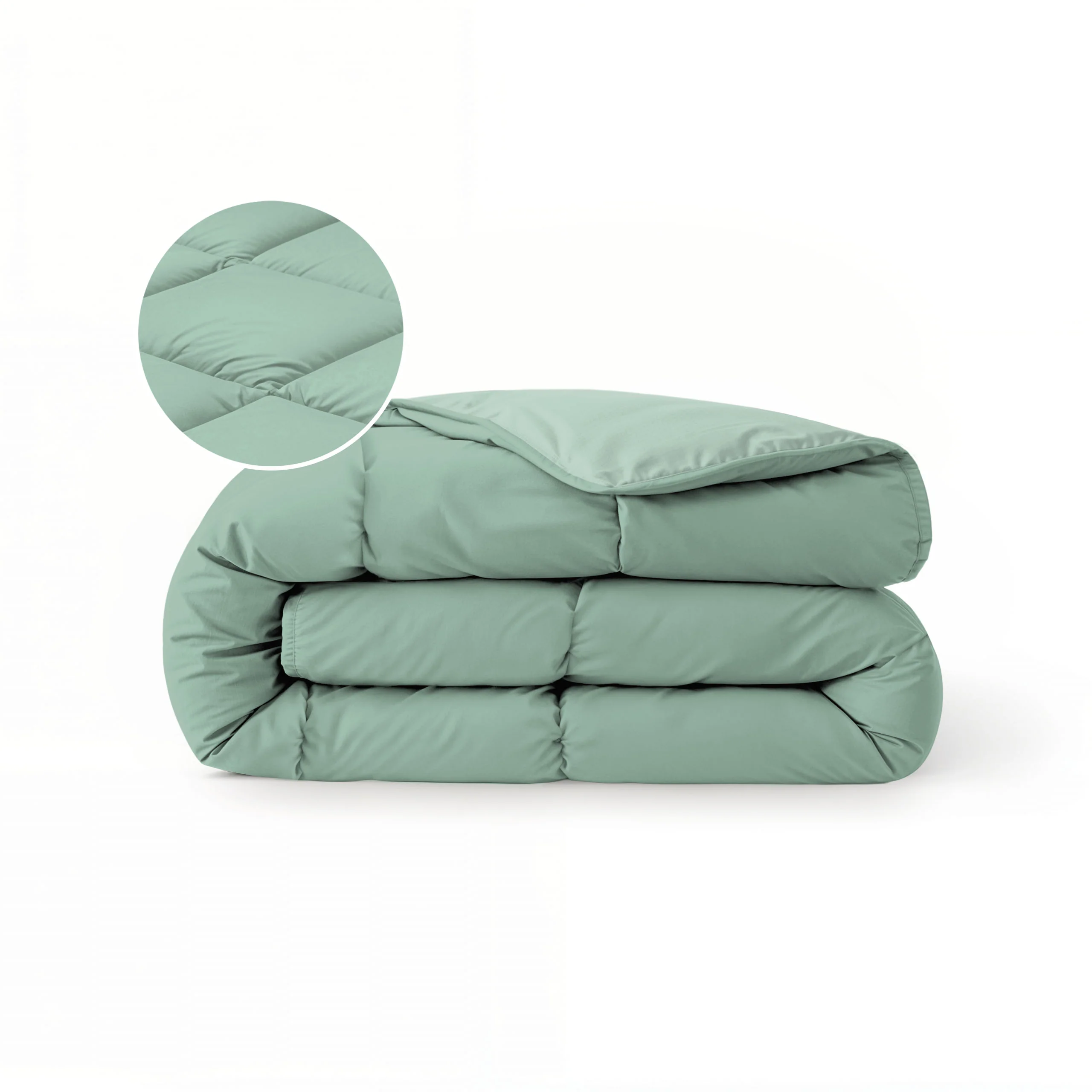 Zelesta Comfort Duo Sommerbettdecke - Mintgrün & Hellgrün - Image 8
