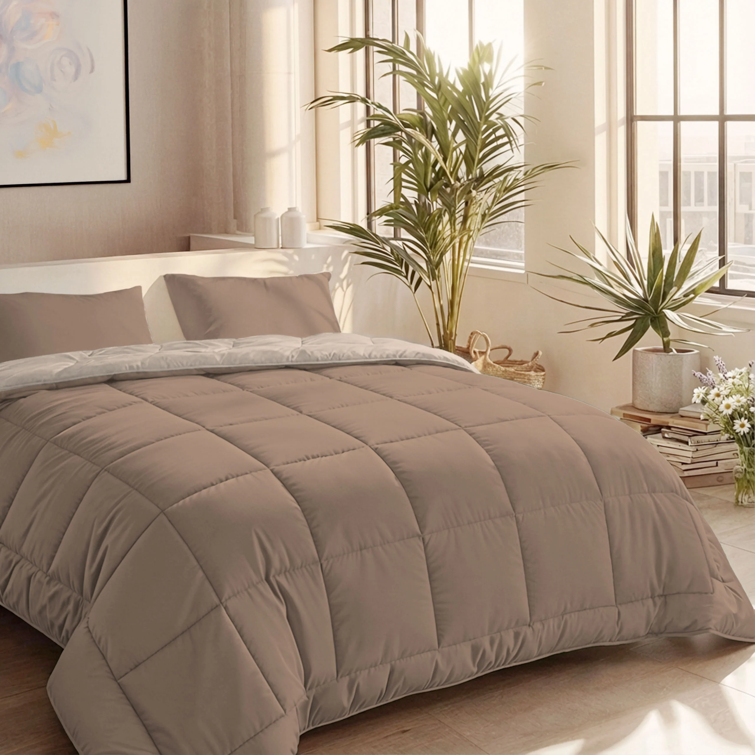 Zelesta Comfort Duo Sommerbettdecke - Terra & Sand - Image 2