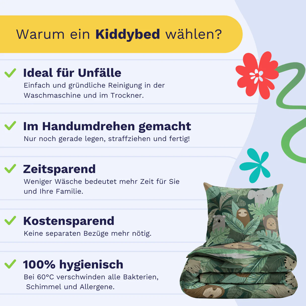 Zelesta Comfort Kids Bettdecke - Dino - Image 3