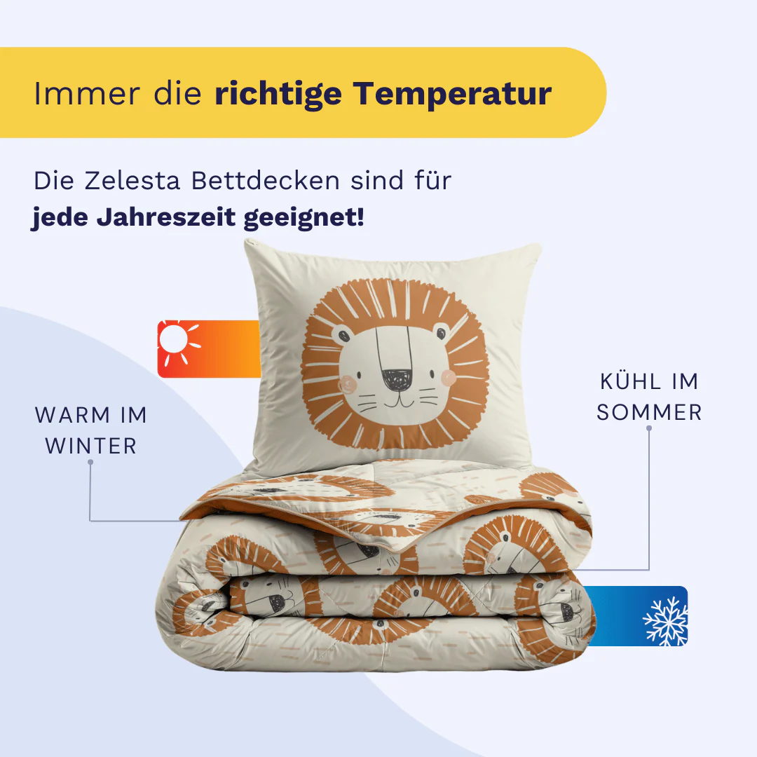 Zelesta Comfort Kids Bettdecke - Lucky Lion - Image 3