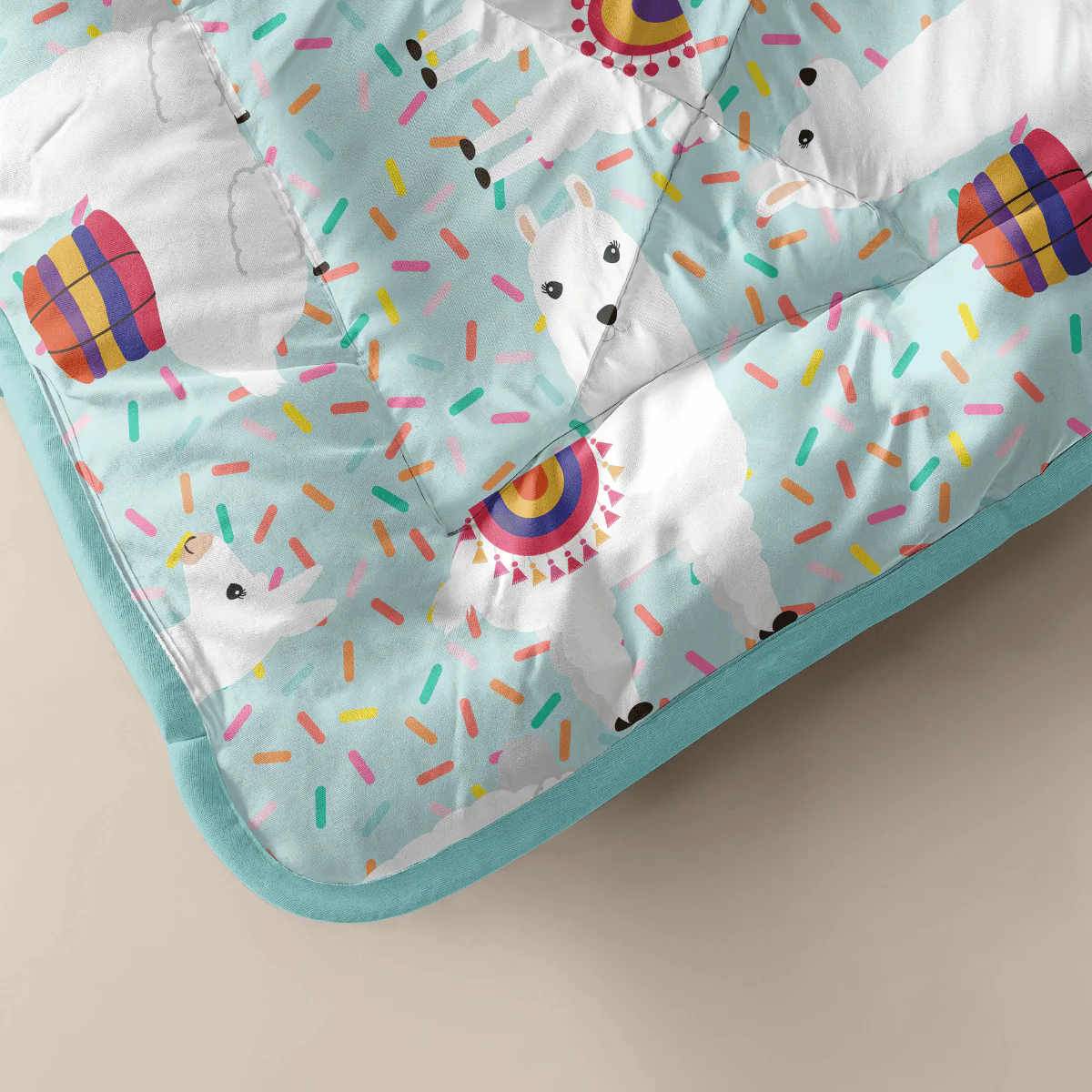 Zelesta Comfort Kids Bettdecke - Party Lama - Image 8
