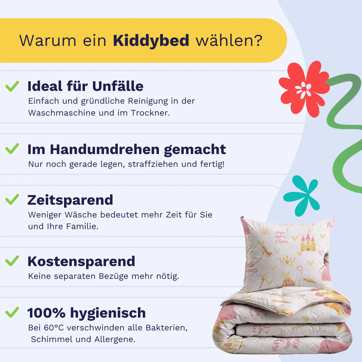 Zelesta Comfort Kids Bettdecke - Princess - Image 4