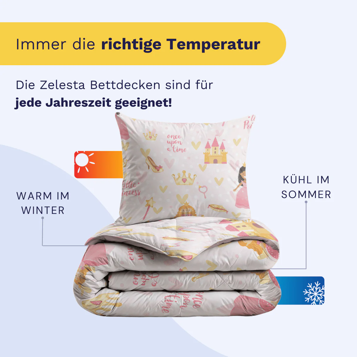 Zelesta Comfort Kids Bettdecke - Princess - Image 5
