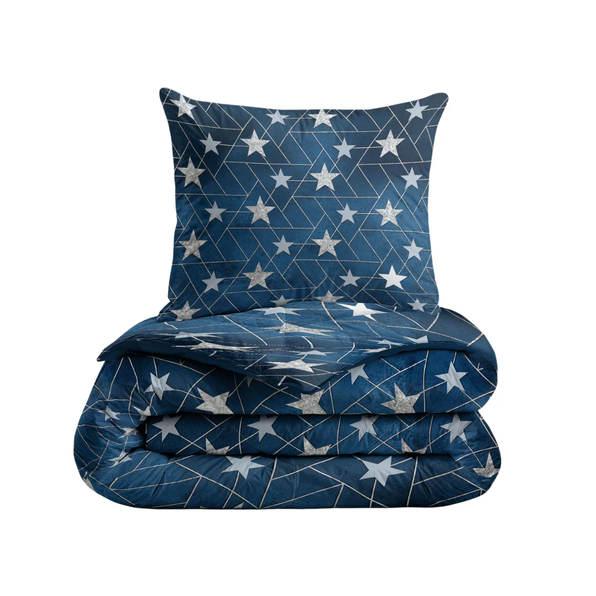 Zelesta Comfort Kids Bettdecke - Silver Stars - Image 10