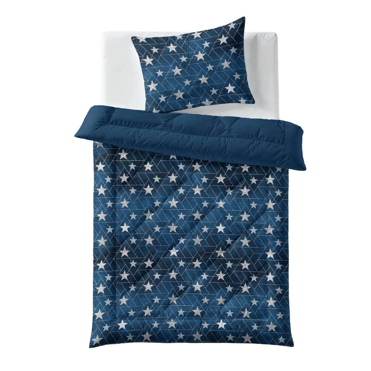 Zelesta Comfort Kids Bettdecke - Silver Stars - Image 3