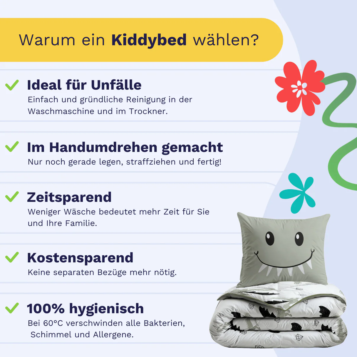 Zelesta Comfort Kids Bettdecke - Smiling Dragon - Image 3