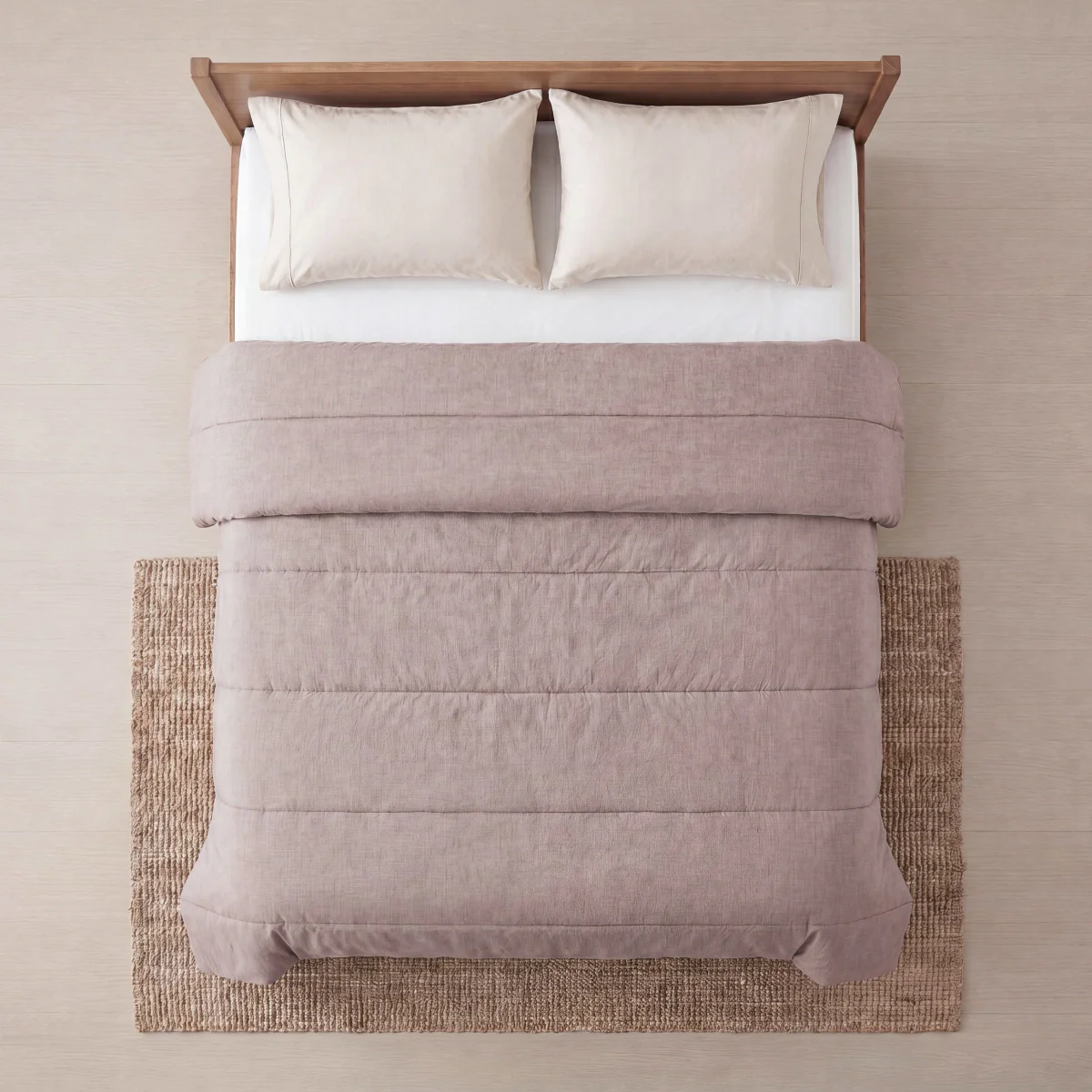 Zelesta Comfort Structur Sommerbettdecke - Taupe - Image 4